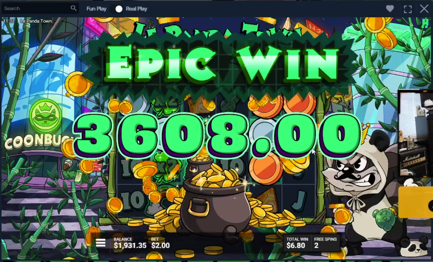 1&nbsp;804,0x pelissä Le Panda Town